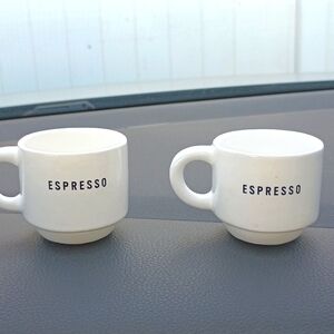 2X Lipstick ready Mini cups ,free with purchase of any Nespresso machine 3oz